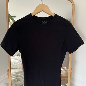 SPANX Men's Black compression Short Sleeve Tee